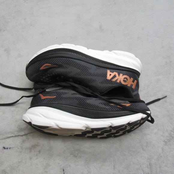 Hoka Womens Shoes 8.5 B Black Clifton 9 Cushioned Lightweight Running Athletic - Picture 11 of 13